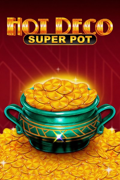 Estilo art déco en la portada de Hot Deco Super Pot