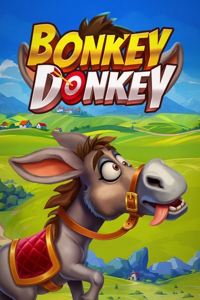 Burro protagonista en la portada de Bonkey Donkey