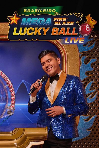 Portada de Mega Fire Blaze Lucky Ball Brasileiro en Betwest