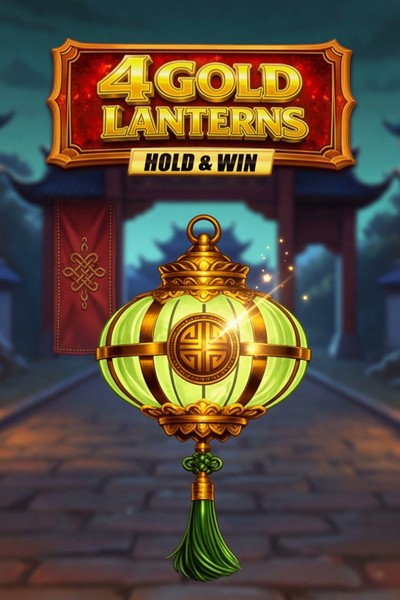 Portada de 4 Gold Lanterns Hold & Win en Casinova
