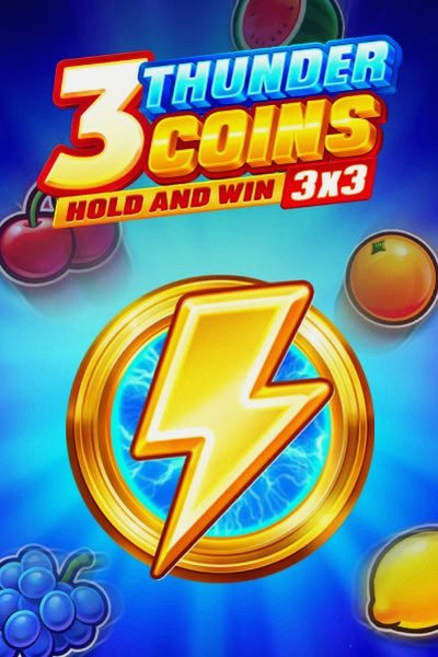 Portada de 3 Thunder Coins: Hold and Win en Betwest